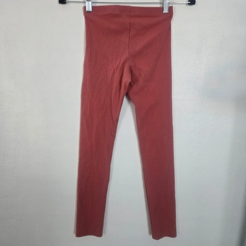 Old Navy Girls Ribbed Leggings Rose‎ pink Size L 10 12